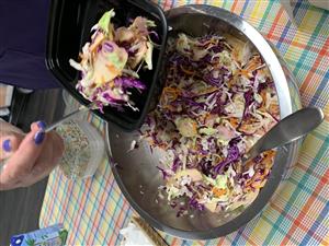 Nutrition Program- Revamp Your Kitchen (apple & cabbage coleslaw)