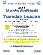 Softball Tuesdays - Men's