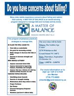 Golden Age Center- Community • Matter of Balance class