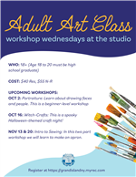 Oct. & Nov. art class workshop 2024