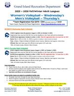2025 Volleyball flyer (W&M)