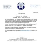 Memorial Day 2026