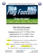 Younsters, Youth & Teen Flag Football