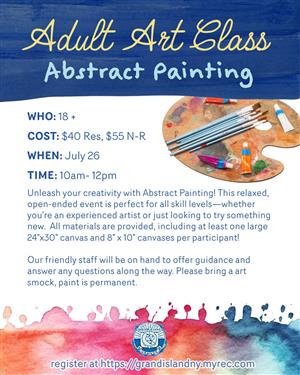 art class abstract painting
