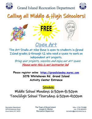 Art Studio School Year